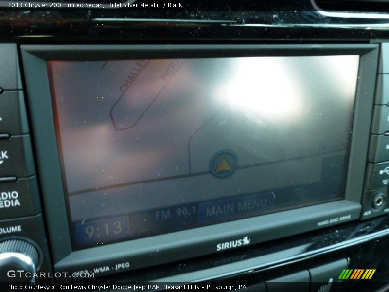Billet Silver Metallic / Black 2013 Chrysler 200 Limited Sedan