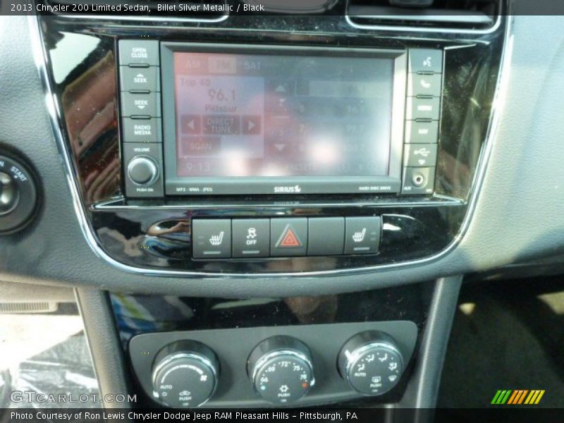 Billet Silver Metallic / Black 2013 Chrysler 200 Limited Sedan