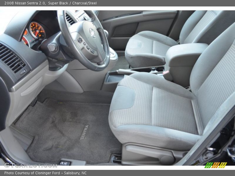 Super Black / Charcoal/Steel 2008 Nissan Sentra 2.0
