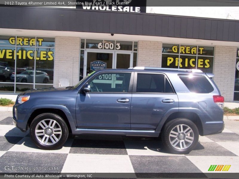 Shoreline Blue Pearl / Black Leather 2012 Toyota 4Runner Limited 4x4