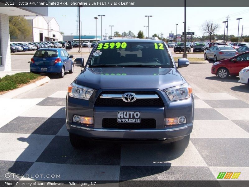 Shoreline Blue Pearl / Black Leather 2012 Toyota 4Runner Limited 4x4