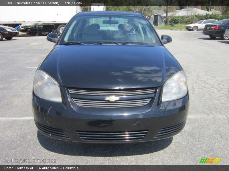 Black / Gray 2008 Chevrolet Cobalt LT Sedan