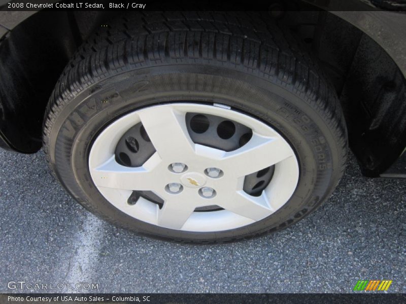 Black / Gray 2008 Chevrolet Cobalt LT Sedan