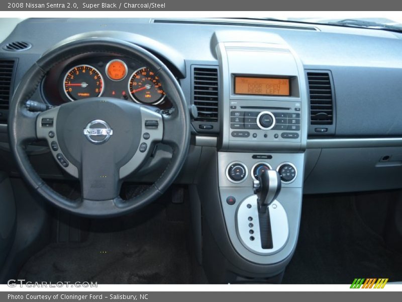 Super Black / Charcoal/Steel 2008 Nissan Sentra 2.0