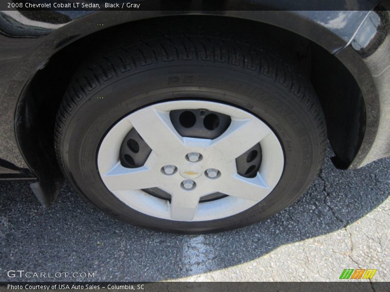 Black / Gray 2008 Chevrolet Cobalt LT Sedan