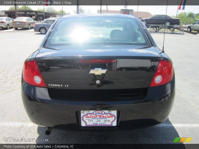 Black / Gray 2008 Chevrolet Cobalt LT Sedan