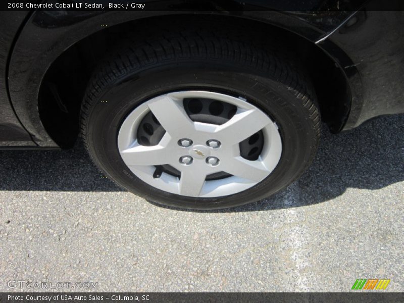 Black / Gray 2008 Chevrolet Cobalt LT Sedan