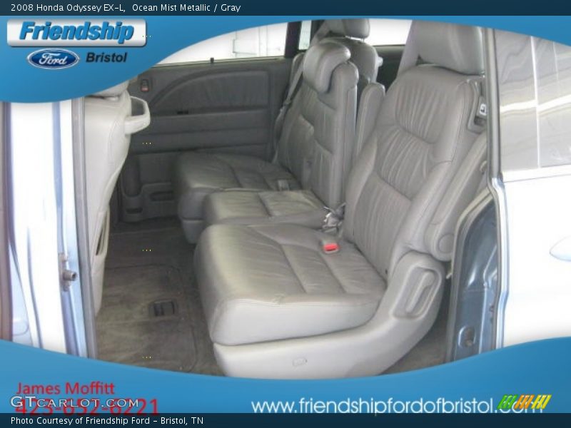 Ocean Mist Metallic / Gray 2008 Honda Odyssey EX-L