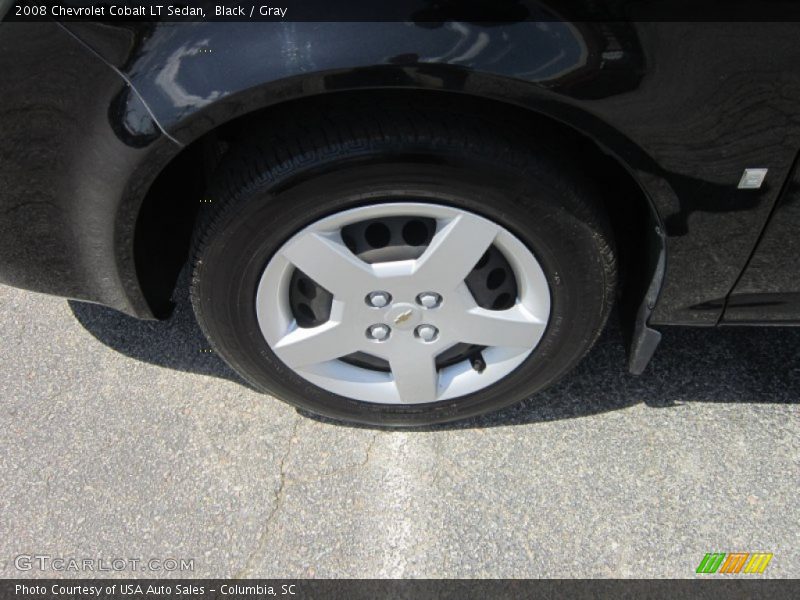 Black / Gray 2008 Chevrolet Cobalt LT Sedan