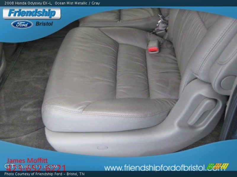 Ocean Mist Metallic / Gray 2008 Honda Odyssey EX-L
