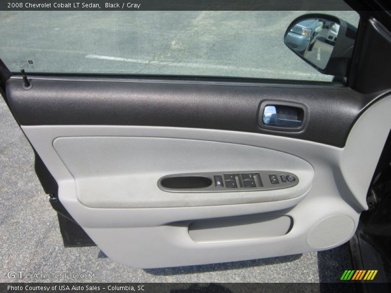 Black / Gray 2008 Chevrolet Cobalt LT Sedan