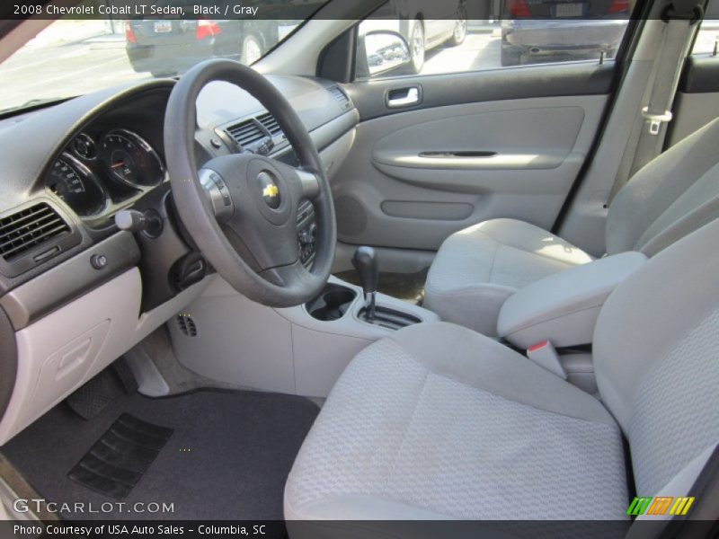 Black / Gray 2008 Chevrolet Cobalt LT Sedan
