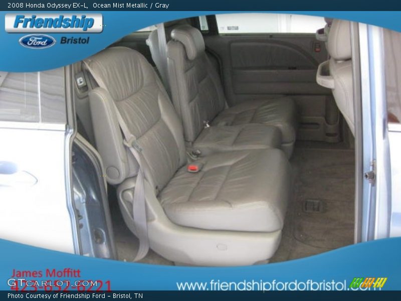Ocean Mist Metallic / Gray 2008 Honda Odyssey EX-L