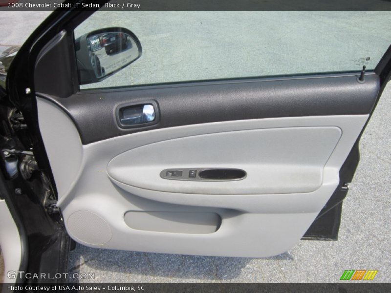Black / Gray 2008 Chevrolet Cobalt LT Sedan