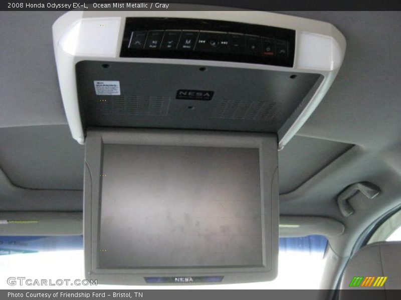 Ocean Mist Metallic / Gray 2008 Honda Odyssey EX-L