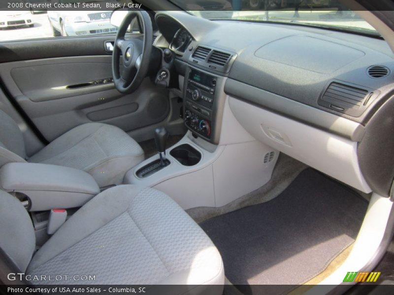 Black / Gray 2008 Chevrolet Cobalt LT Sedan