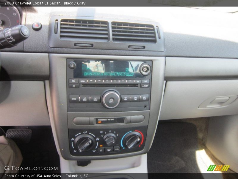 Black / Gray 2008 Chevrolet Cobalt LT Sedan
