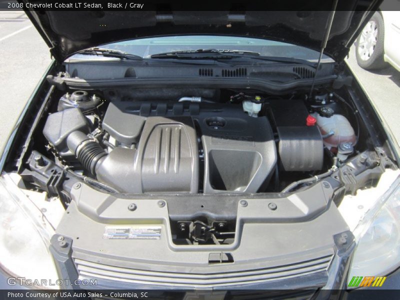Black / Gray 2008 Chevrolet Cobalt LT Sedan