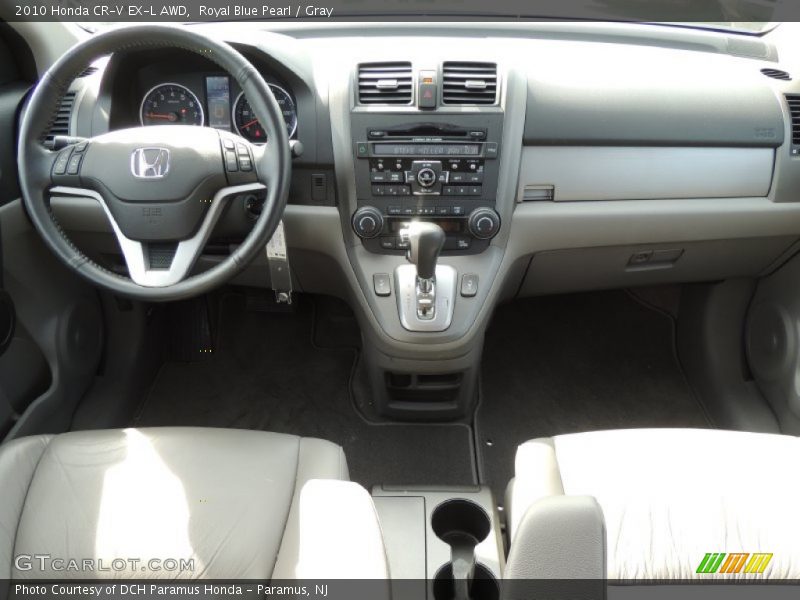 Royal Blue Pearl / Gray 2010 Honda CR-V EX-L AWD