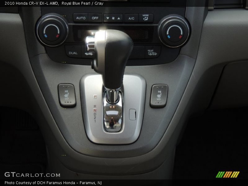 Royal Blue Pearl / Gray 2010 Honda CR-V EX-L AWD