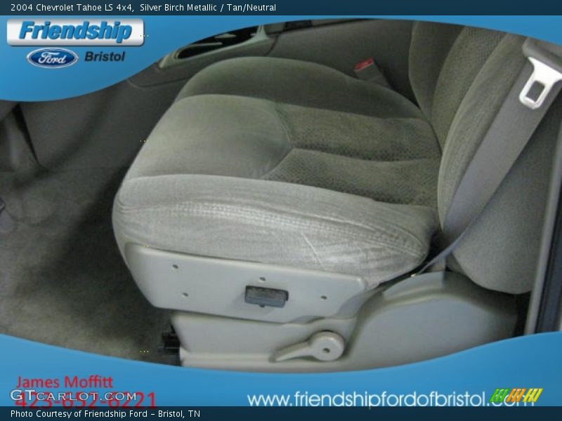 Silver Birch Metallic / Tan/Neutral 2004 Chevrolet Tahoe LS 4x4