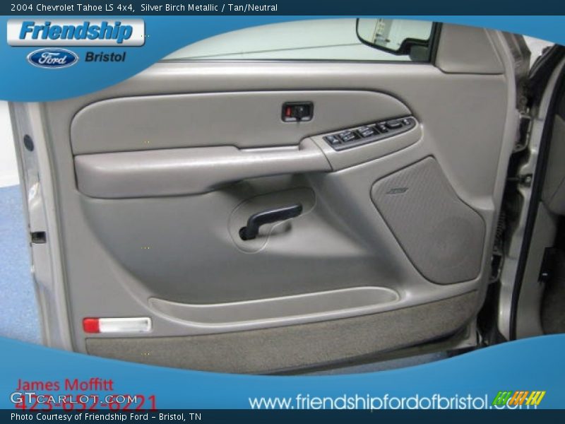 Silver Birch Metallic / Tan/Neutral 2004 Chevrolet Tahoe LS 4x4