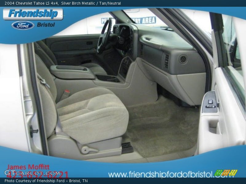 Silver Birch Metallic / Tan/Neutral 2004 Chevrolet Tahoe LS 4x4