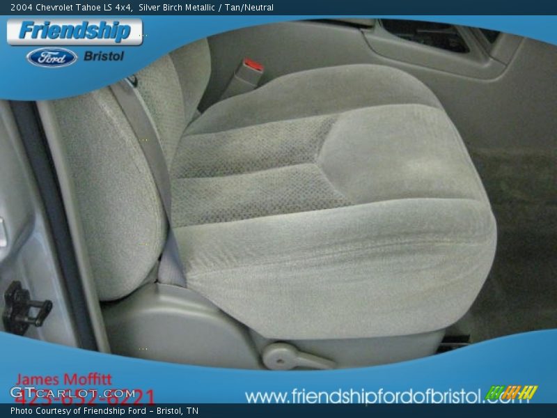 Silver Birch Metallic / Tan/Neutral 2004 Chevrolet Tahoe LS 4x4