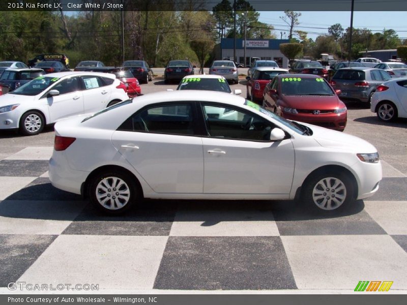 Clear White / Stone 2012 Kia Forte LX