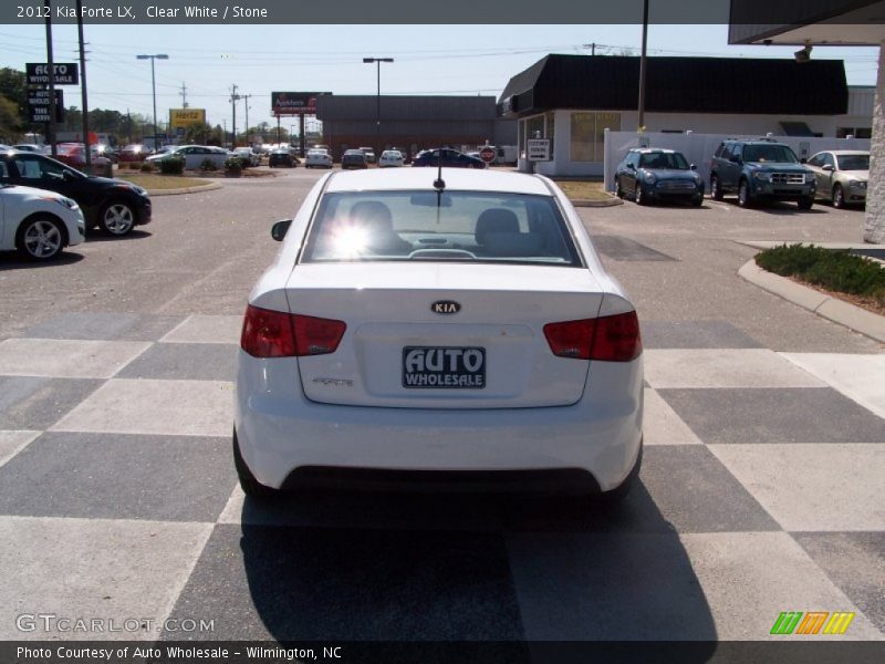 Clear White / Stone 2012 Kia Forte LX