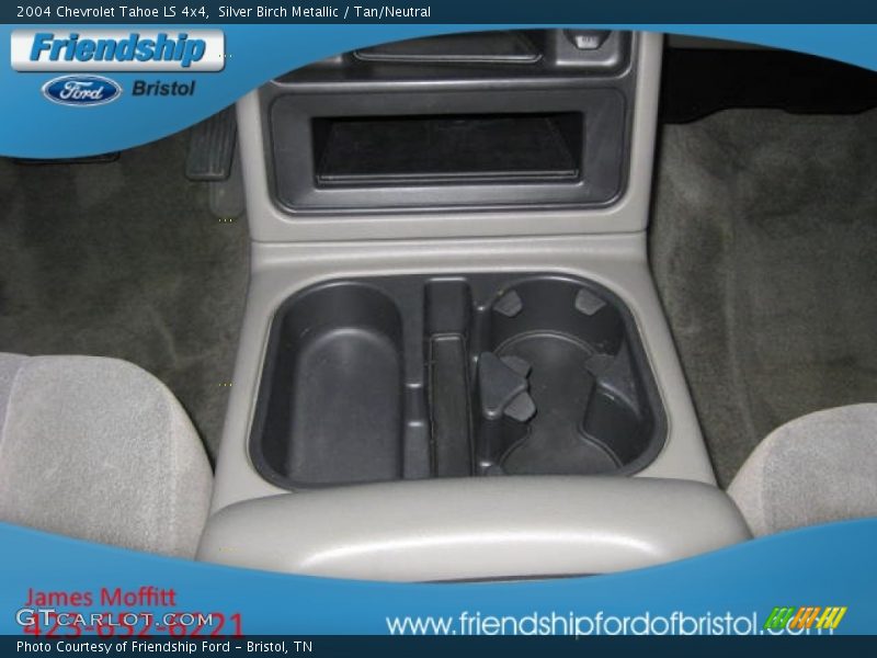 Silver Birch Metallic / Tan/Neutral 2004 Chevrolet Tahoe LS 4x4
