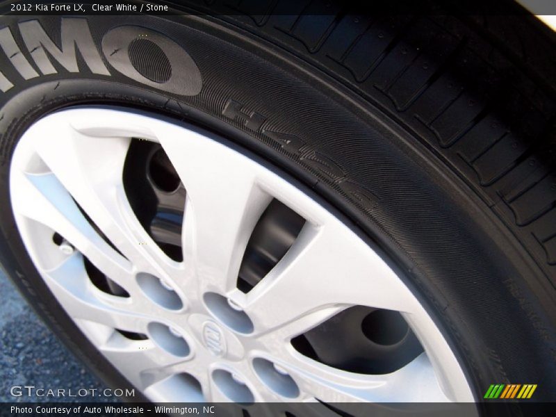 Clear White / Stone 2012 Kia Forte LX