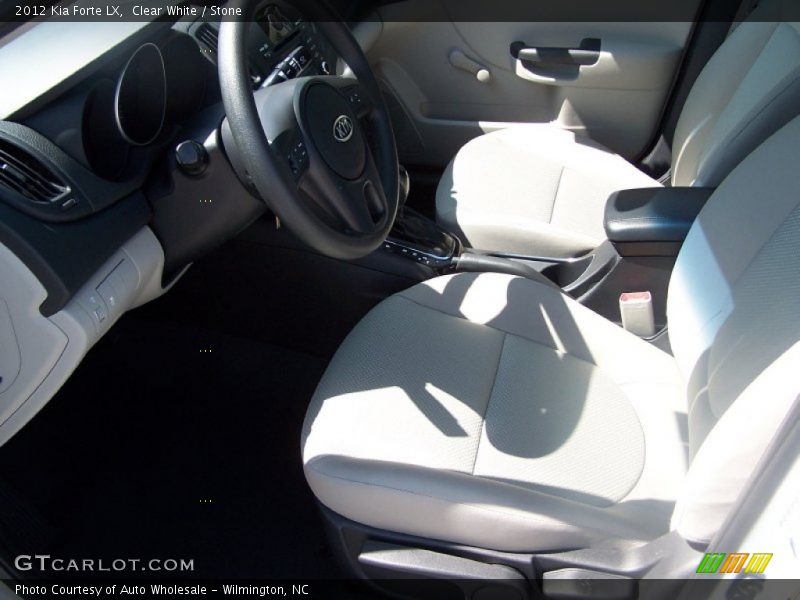 Clear White / Stone 2012 Kia Forte LX