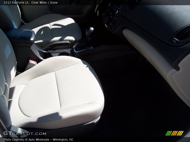 Clear White / Stone 2012 Kia Forte LX