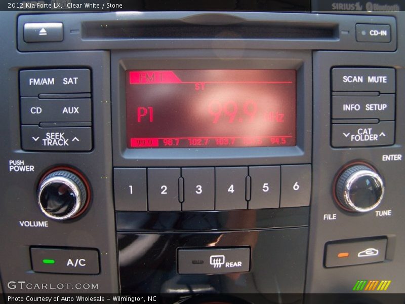 Clear White / Stone 2012 Kia Forte LX