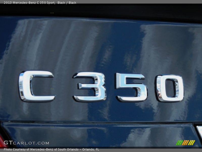 Black / Black 2013 Mercedes-Benz C 350 Sport
