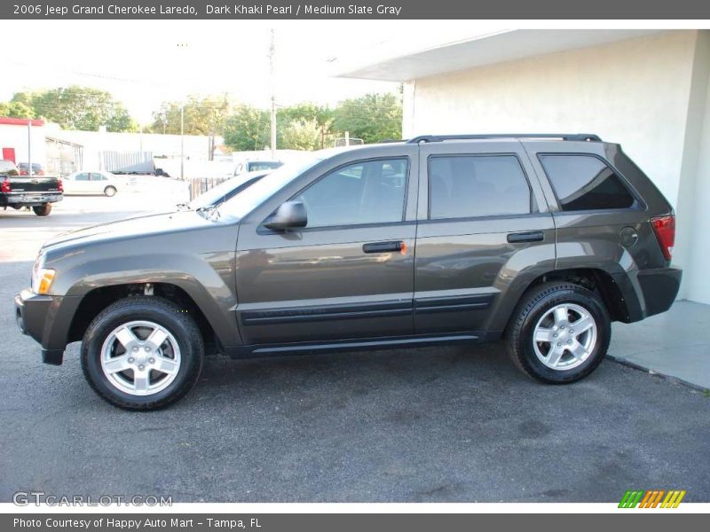 Dark Khaki Pearl / Medium Slate Gray 2006 Jeep Grand Cherokee Laredo