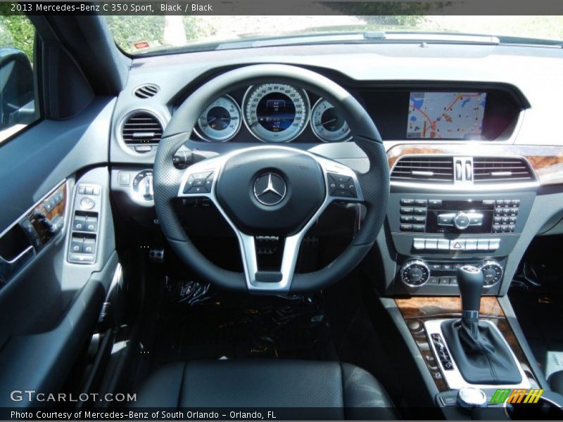 Black / Black 2013 Mercedes-Benz C 350 Sport