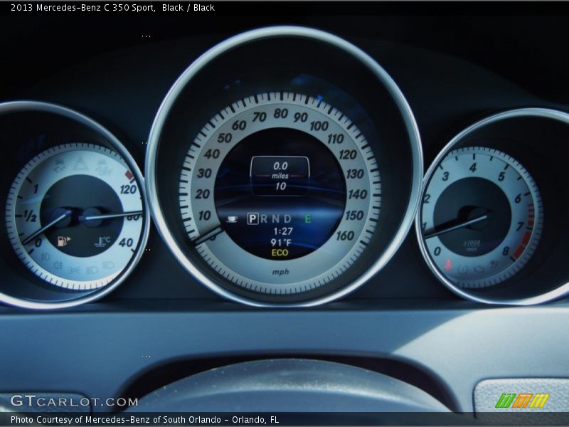 Black / Black 2013 Mercedes-Benz C 350 Sport