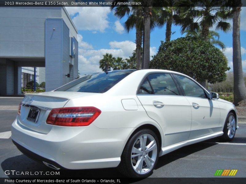 Diamond White Metallic / Almond/Black 2013 Mercedes-Benz E 350 Sedan