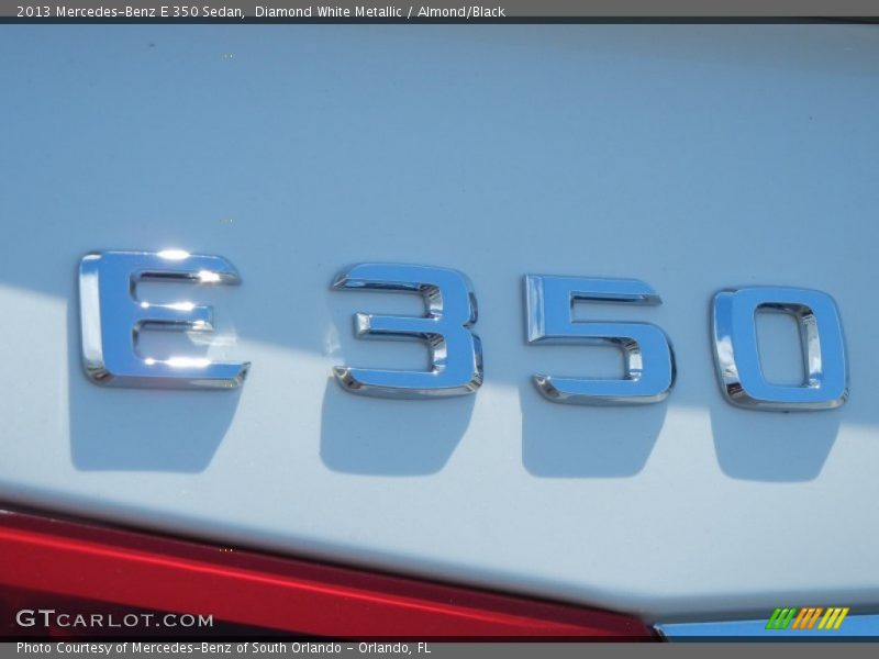 Diamond White Metallic / Almond/Black 2013 Mercedes-Benz E 350 Sedan