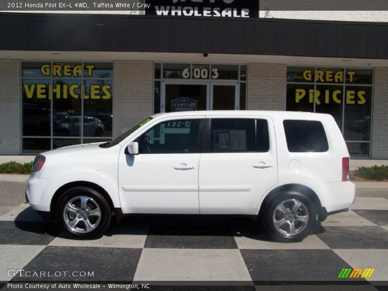 Taffeta White / Gray 2012 Honda Pilot EX-L 4WD