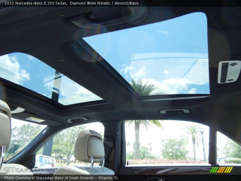 Diamond White Metallic / Almond/Black 2013 Mercedes-Benz E 350 Sedan