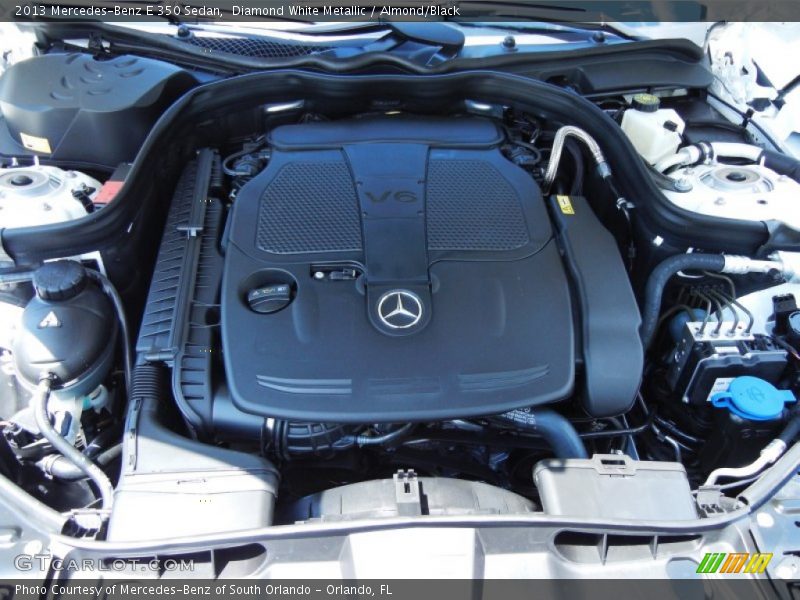 Diamond White Metallic / Almond/Black 2013 Mercedes-Benz E 350 Sedan