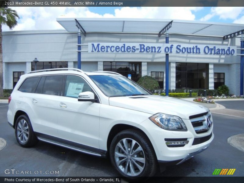 Arctic White / Almond Beige 2013 Mercedes-Benz GL 450 4Matic