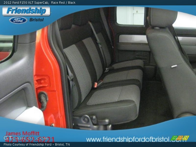 Race Red / Black 2012 Ford F150 XLT SuperCab