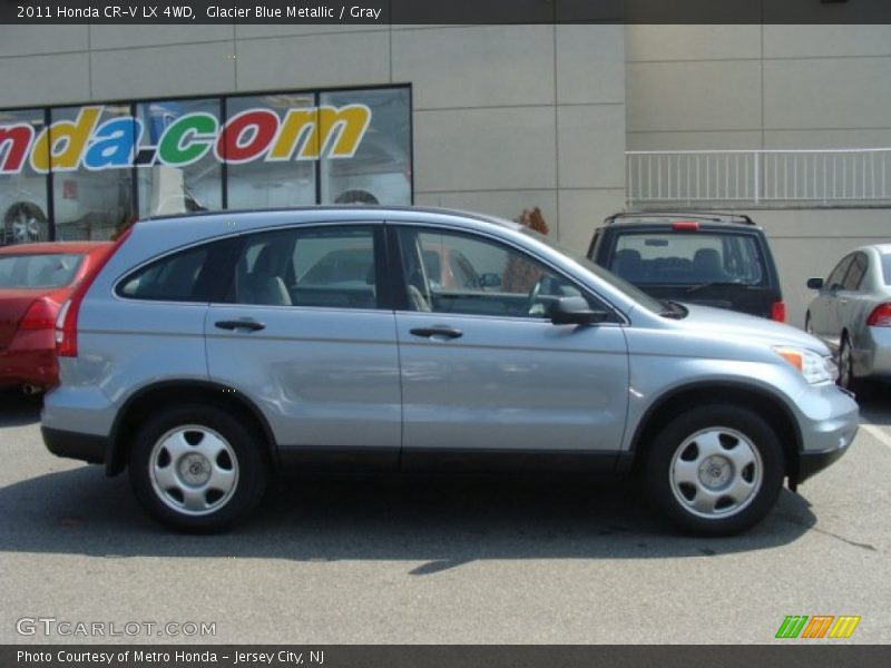 Glacier Blue Metallic / Gray 2011 Honda CR-V LX 4WD
