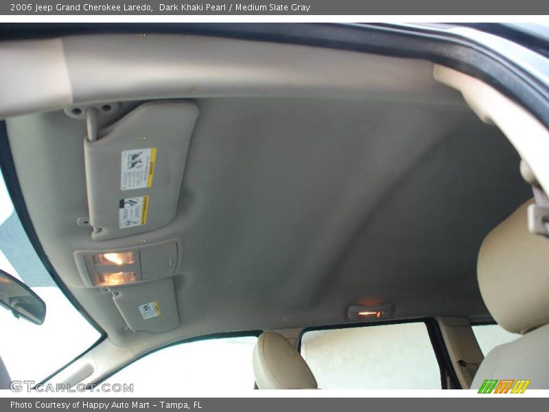 Dark Khaki Pearl / Medium Slate Gray 2006 Jeep Grand Cherokee Laredo