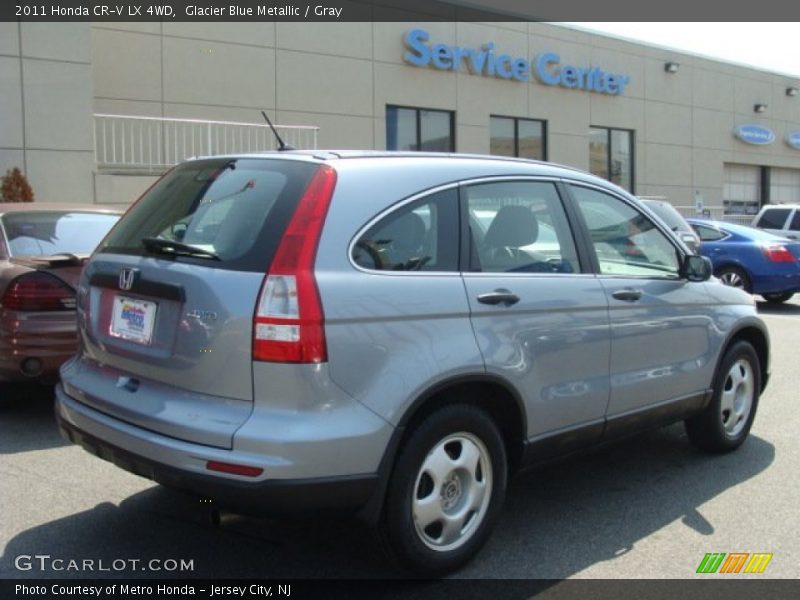 Glacier Blue Metallic / Gray 2011 Honda CR-V LX 4WD