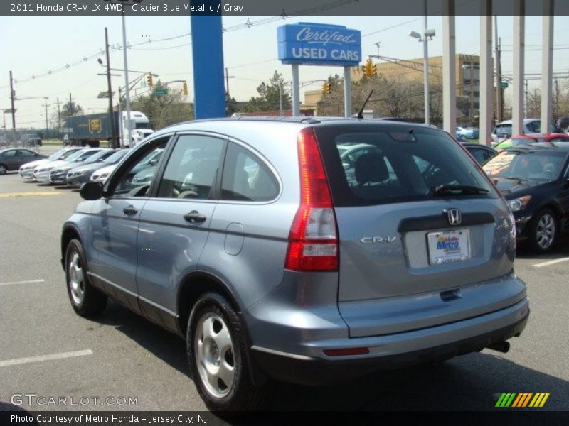 Glacier Blue Metallic / Gray 2011 Honda CR-V LX 4WD